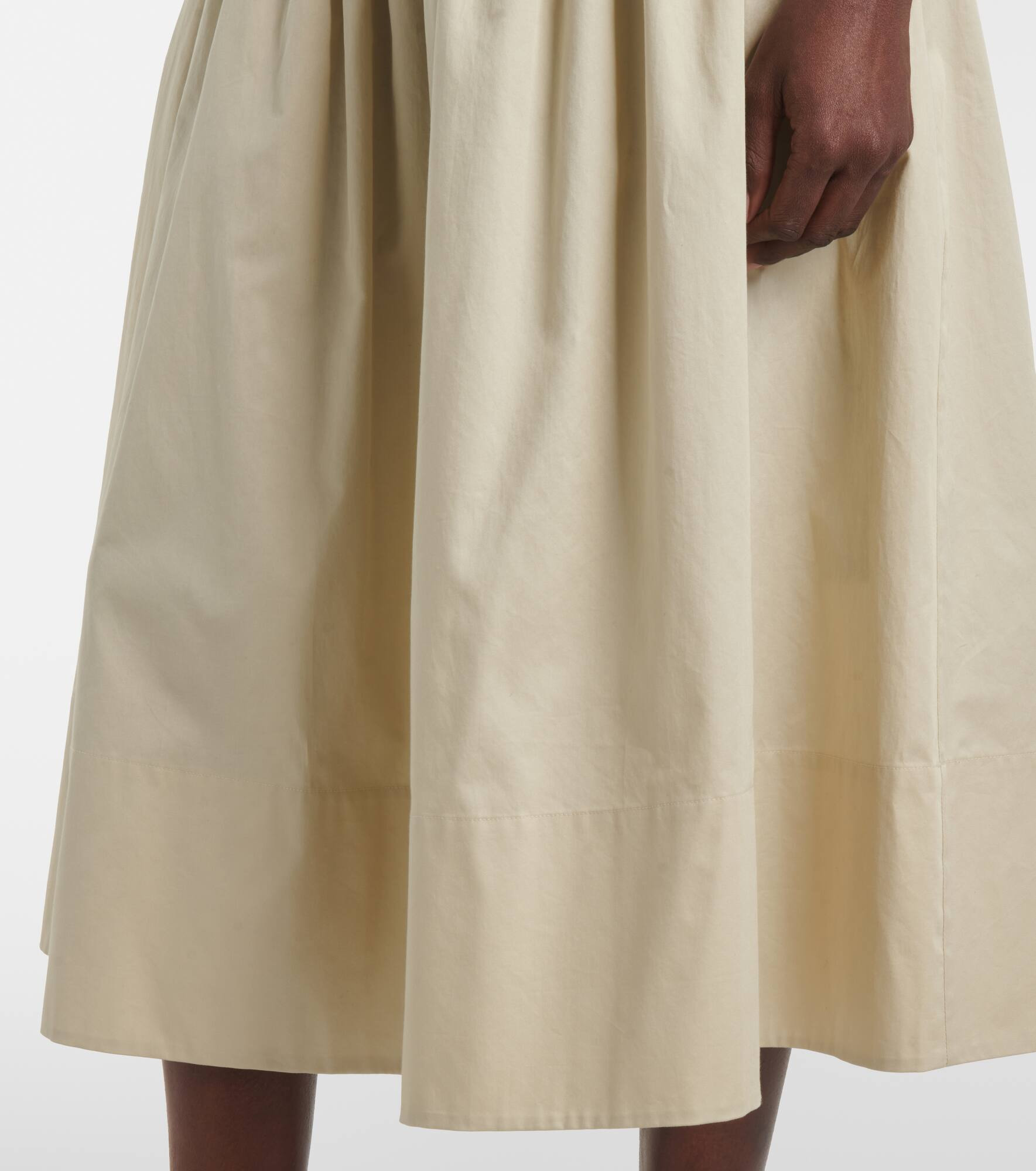 Leonie ruched midi skirt - 5