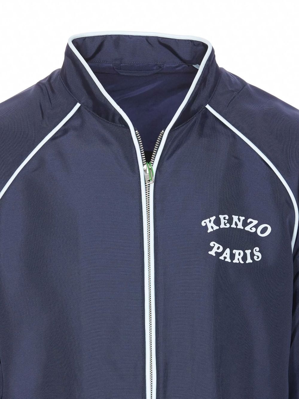 logo print jacket - 4