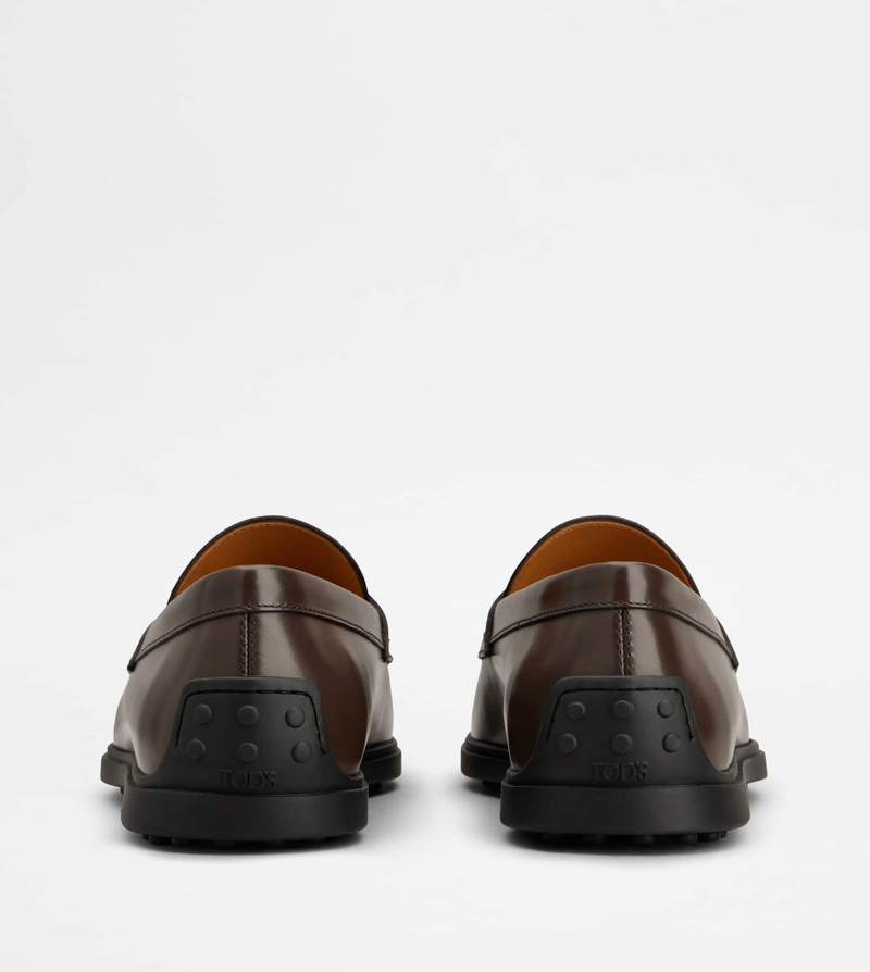 LOAFERS IN LEATHER - BROWN 3