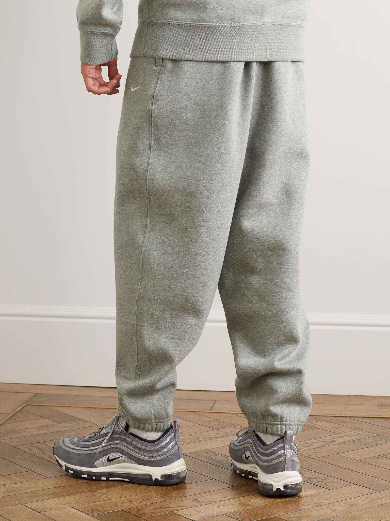 Tapered Cotton-Blend Jersey Sweatpants - 4