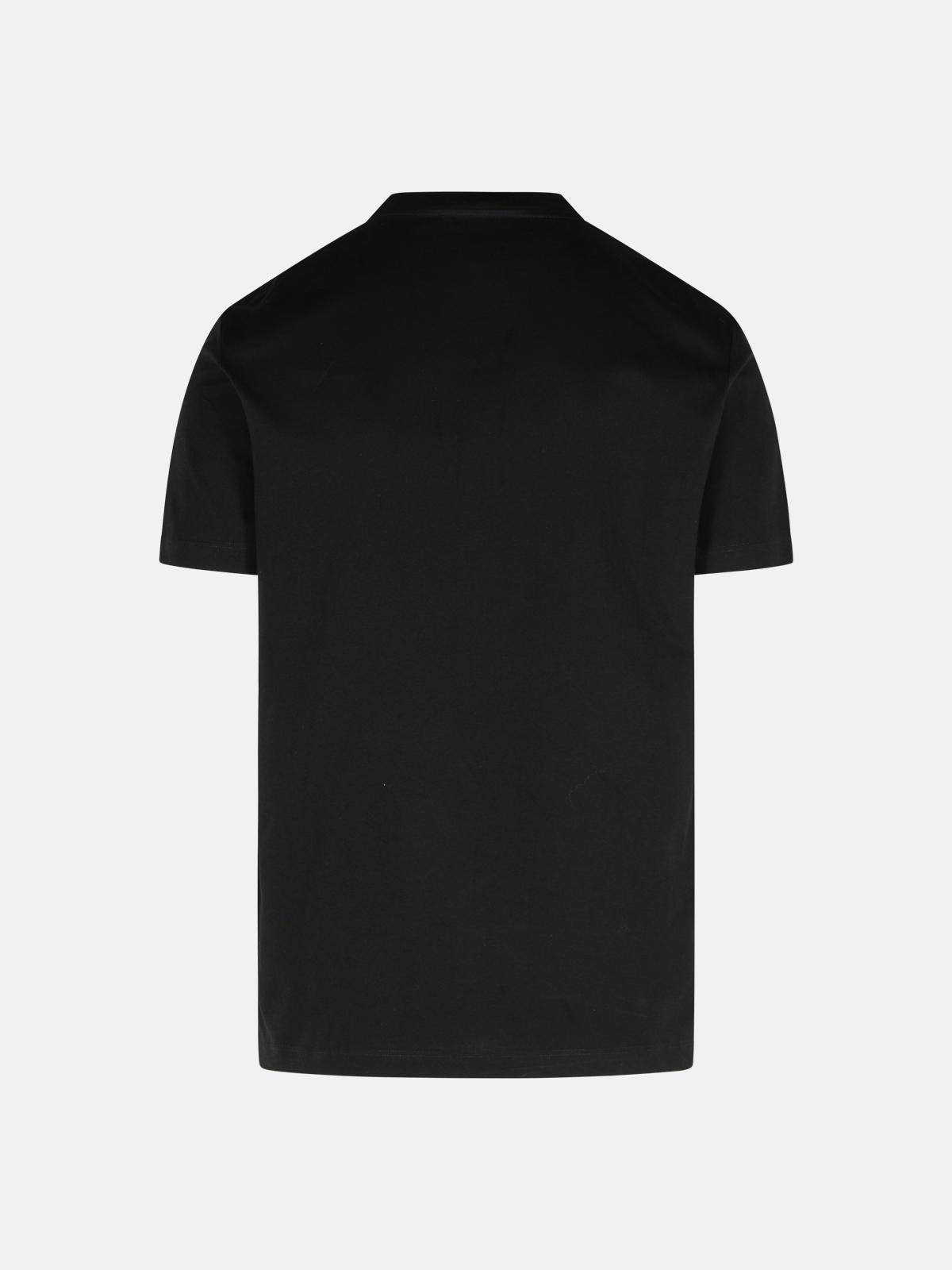 BLACK COTTON T-SHIRT - 3