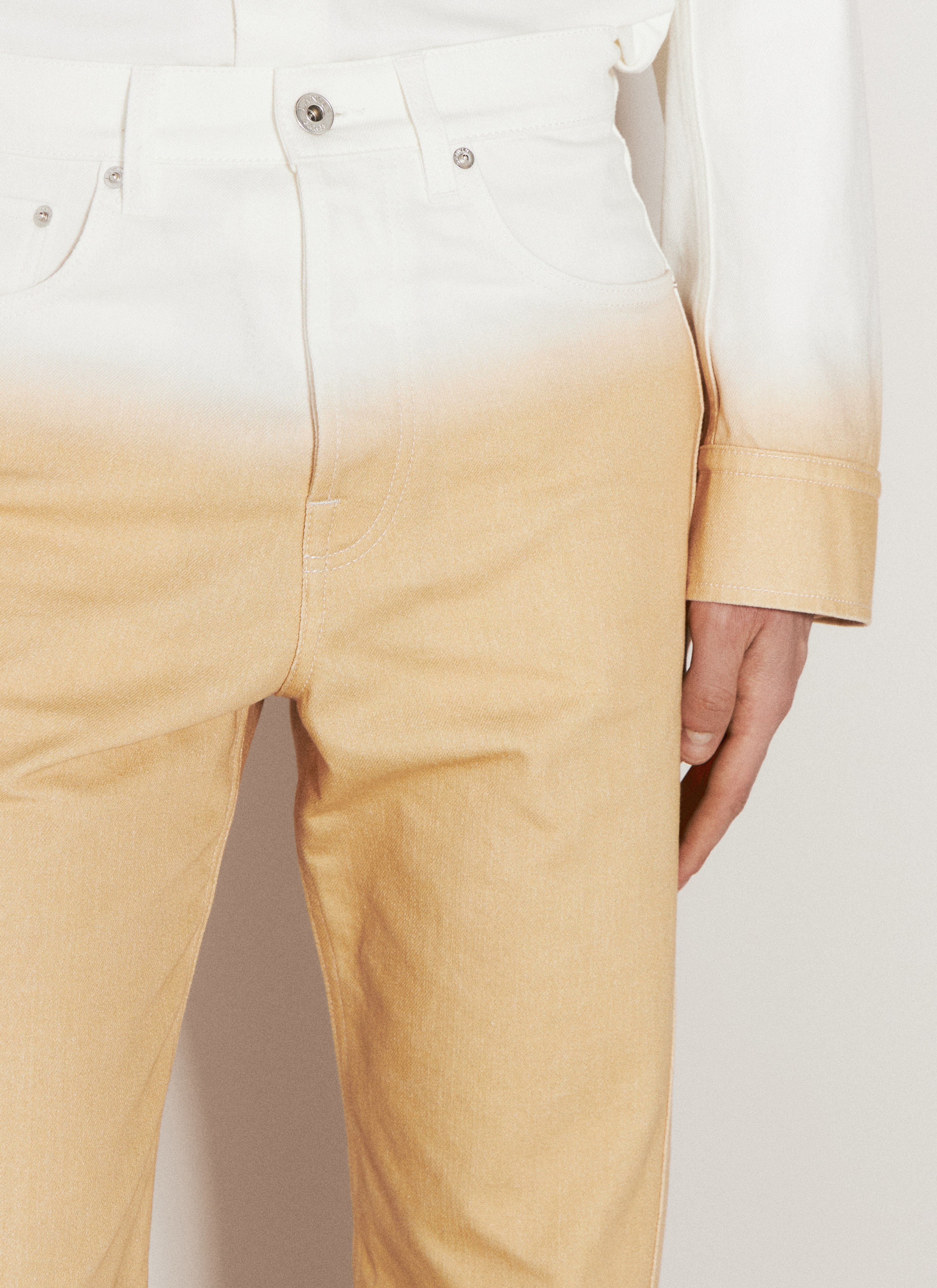 Gradient-Effect Twisted Jeans - 4
