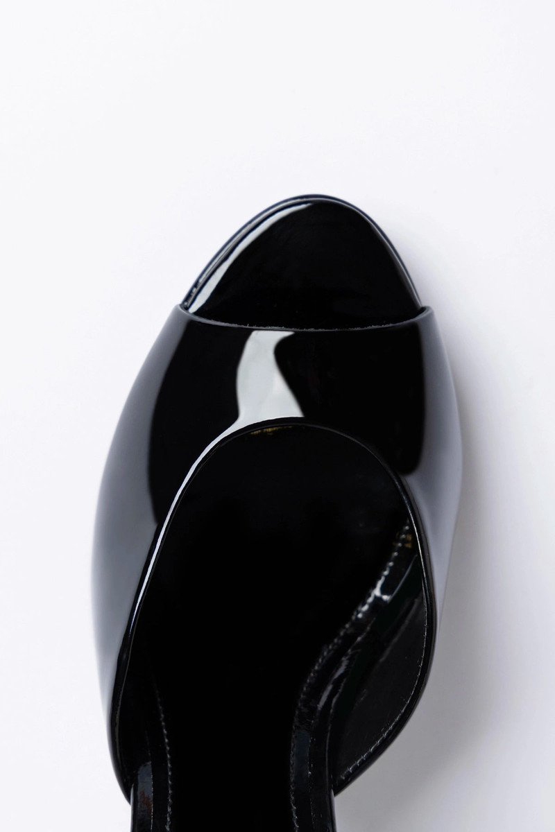 Jasmine Platform Mule Black Patent Leather 5