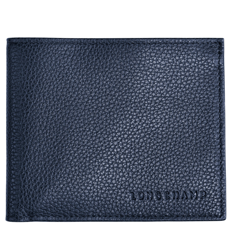 Le Foulonné Wallet Navy - Leather 1