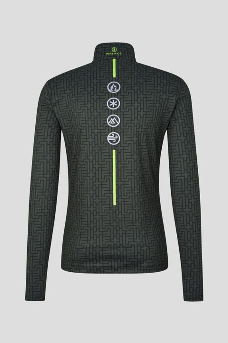 BOGNER Pascal First layer in Dark gray/Lime outlook