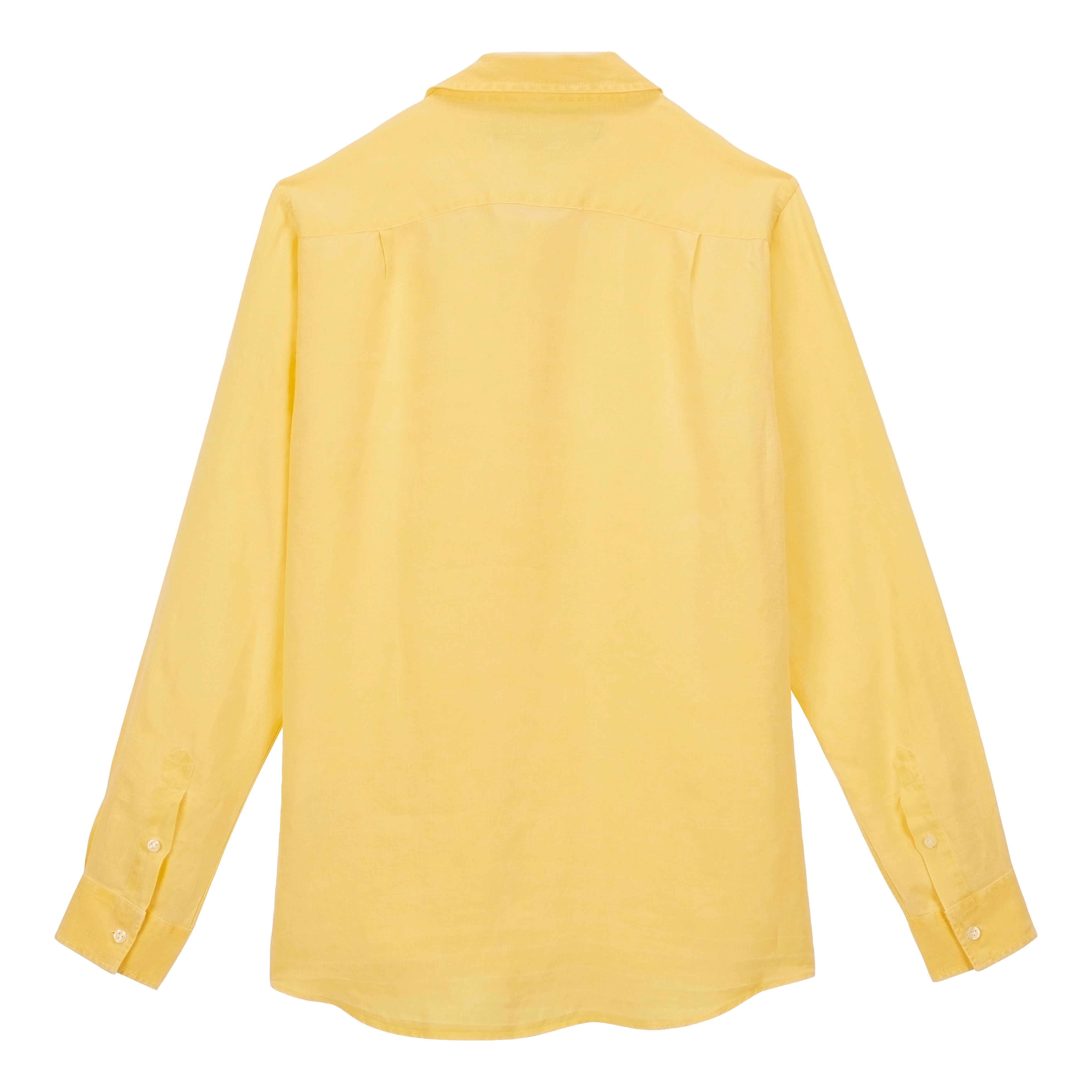 Men Linen Shirt Mineral Dye - 2