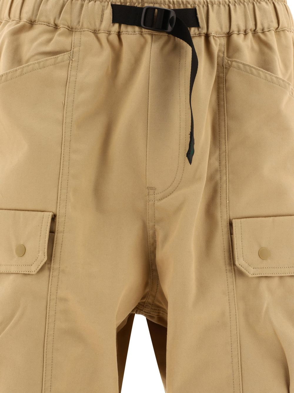 cargo-pocket elasticated-waistband shorts - 3