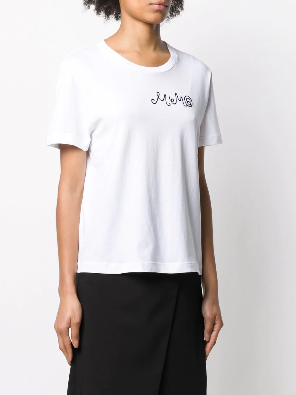 embroidered logo T-shirt - 3