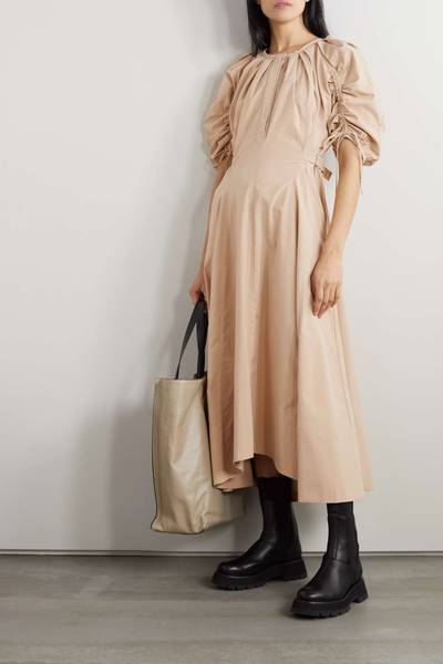 3.1 Phillip Lim Ruched poplin midi dress outlook