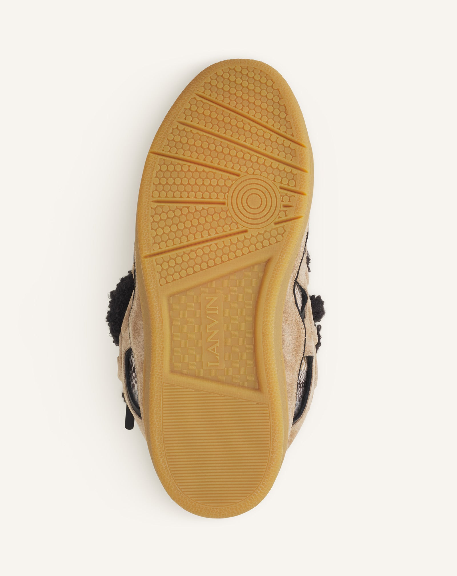 CURB SUEDE SNEAKERS WITH MESH LACES - 6