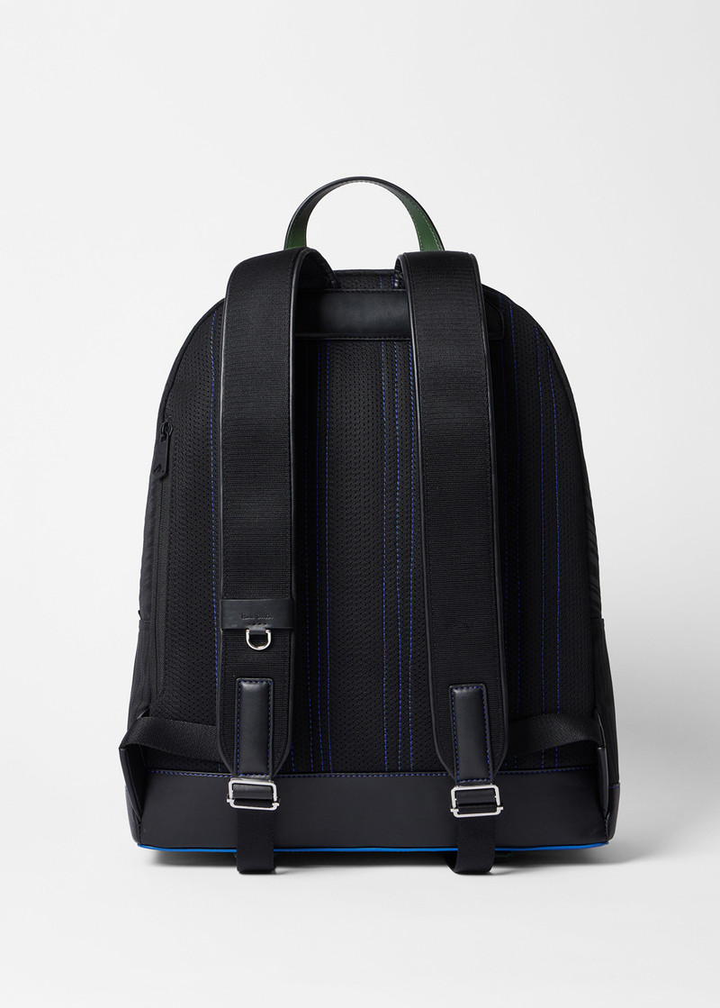 Paul Smith x MINI - Black Shadow Stripe Backpack 6