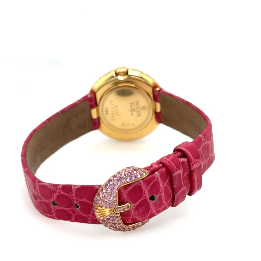 Pre-owned Rolex Cellini Quartz Diamond Ladies Watch 6201 - 2