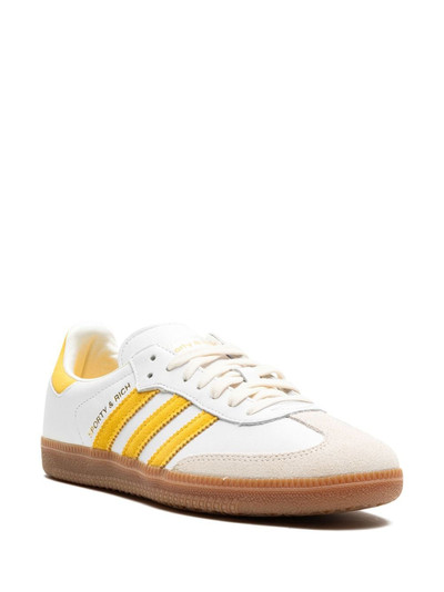 adidas Samba OG "SPORTY & RICH - White Bold Gold" sneakers outlook