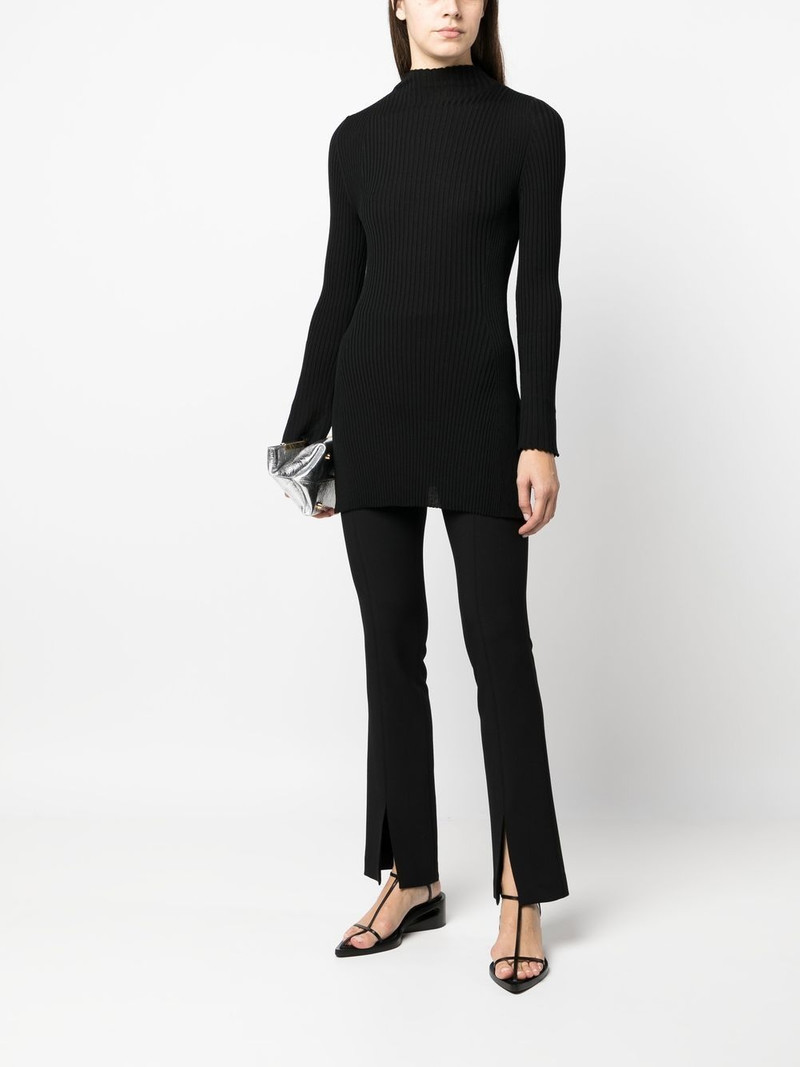 Wolford ribbed-knit merino top outlook