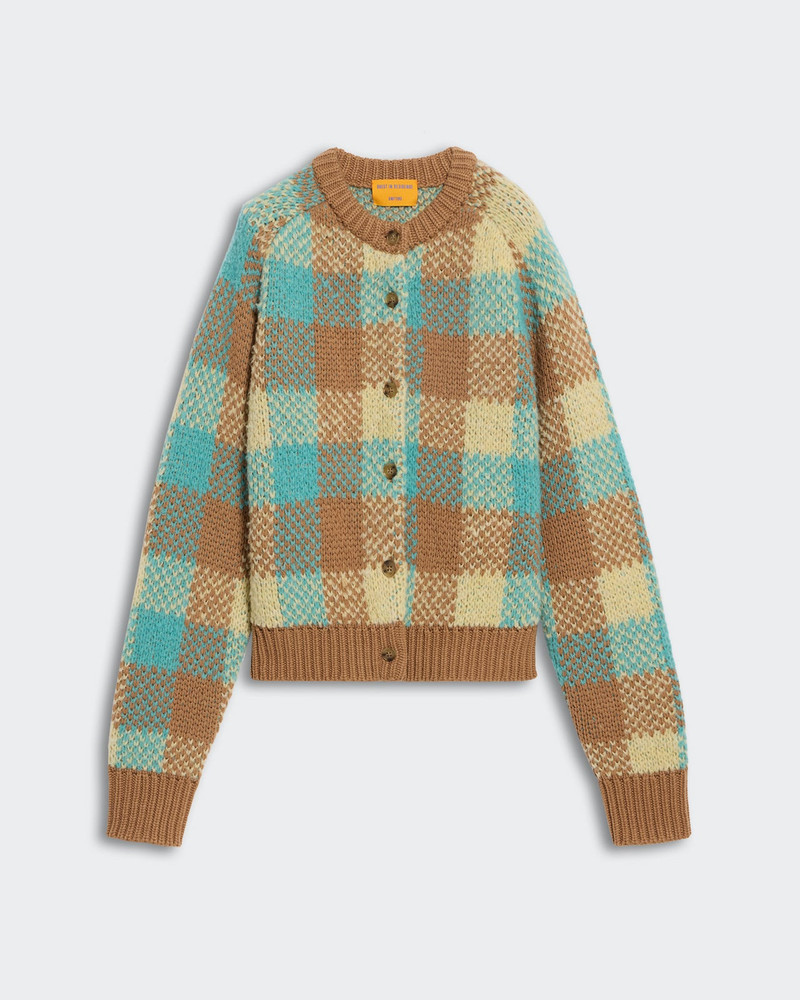 Buffalo Plaid Cardigan - 1
