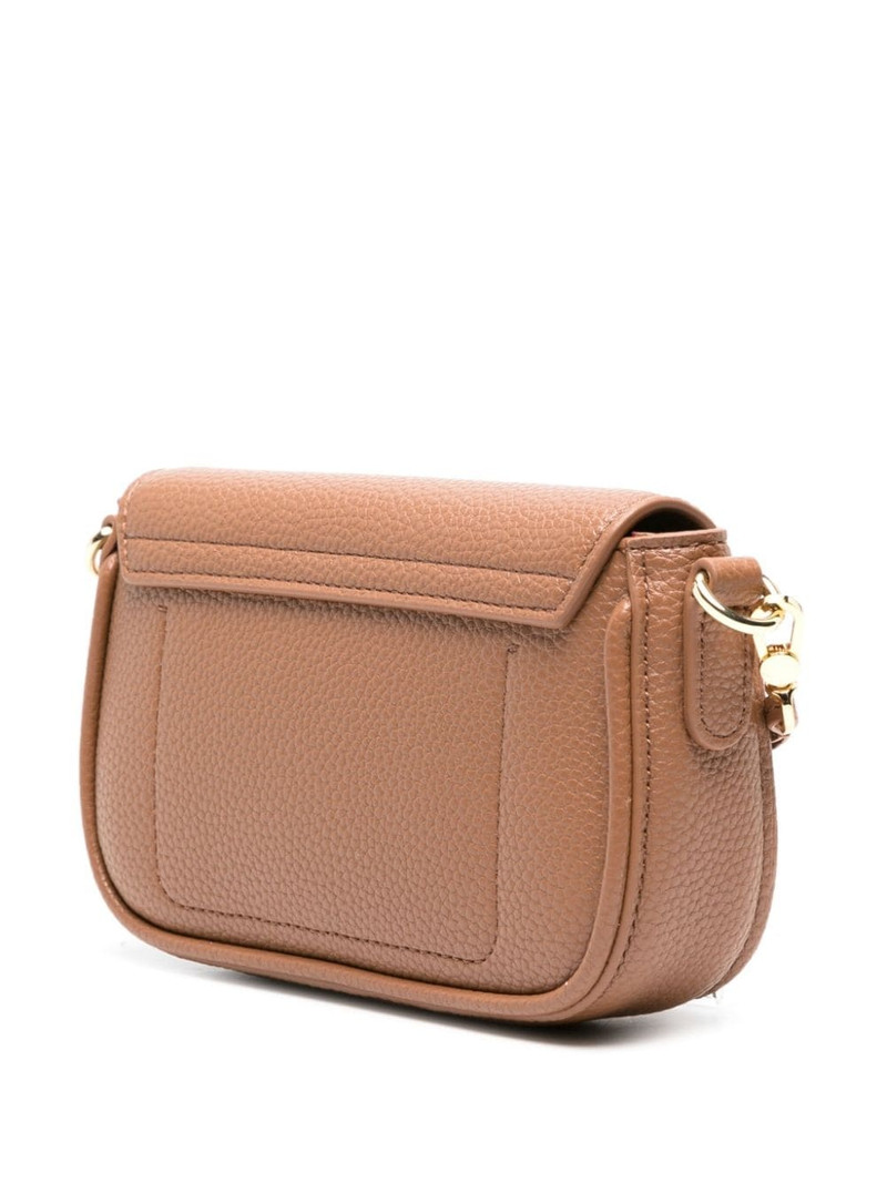 logo-lettering pebbled crossbody bag 3