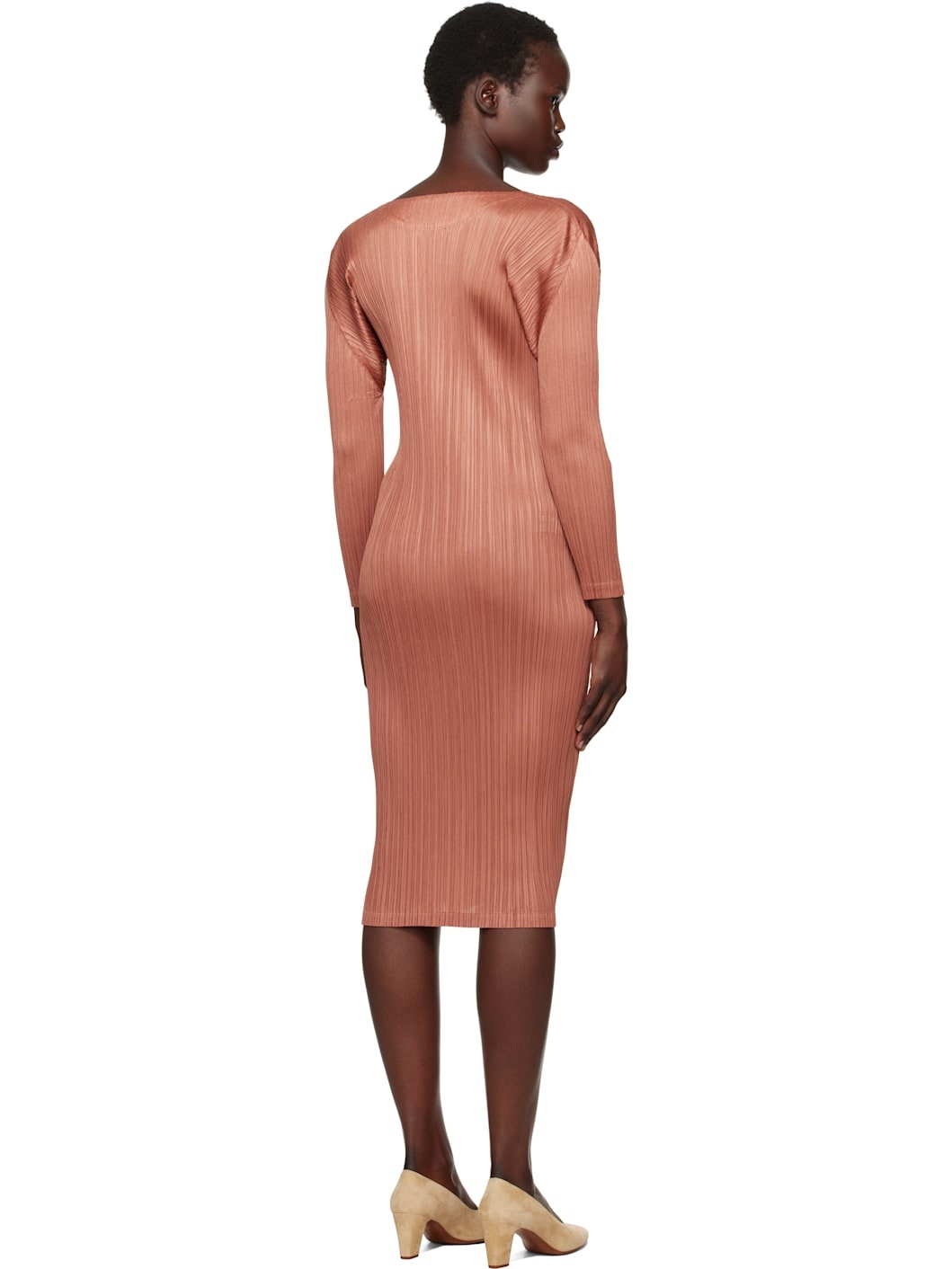 Brown Monthly Colors December Midi Dress - 3