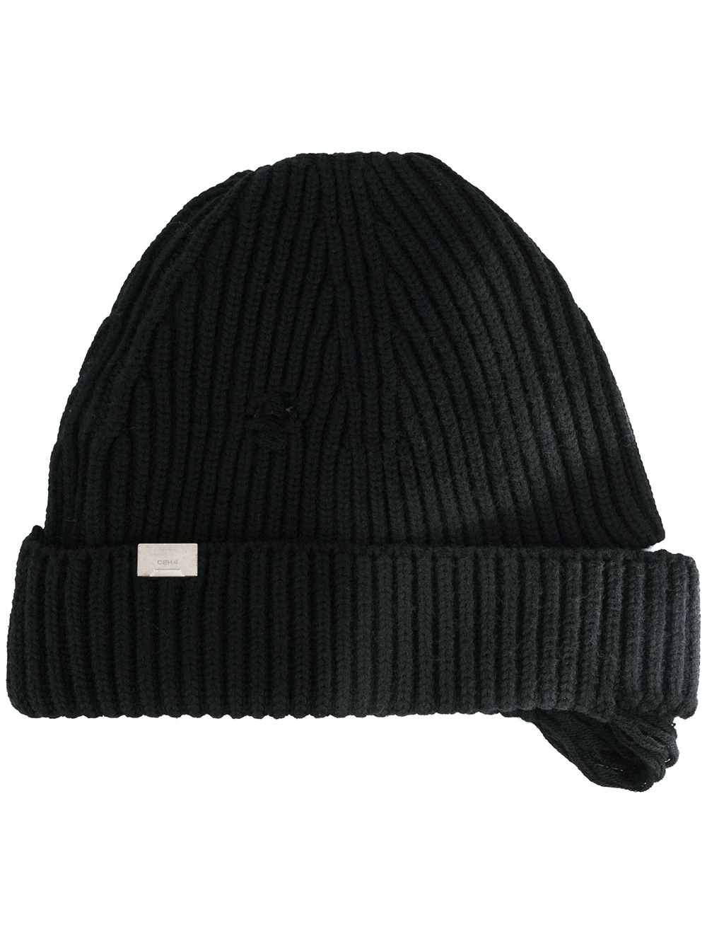 ribbed beanie hat - 1