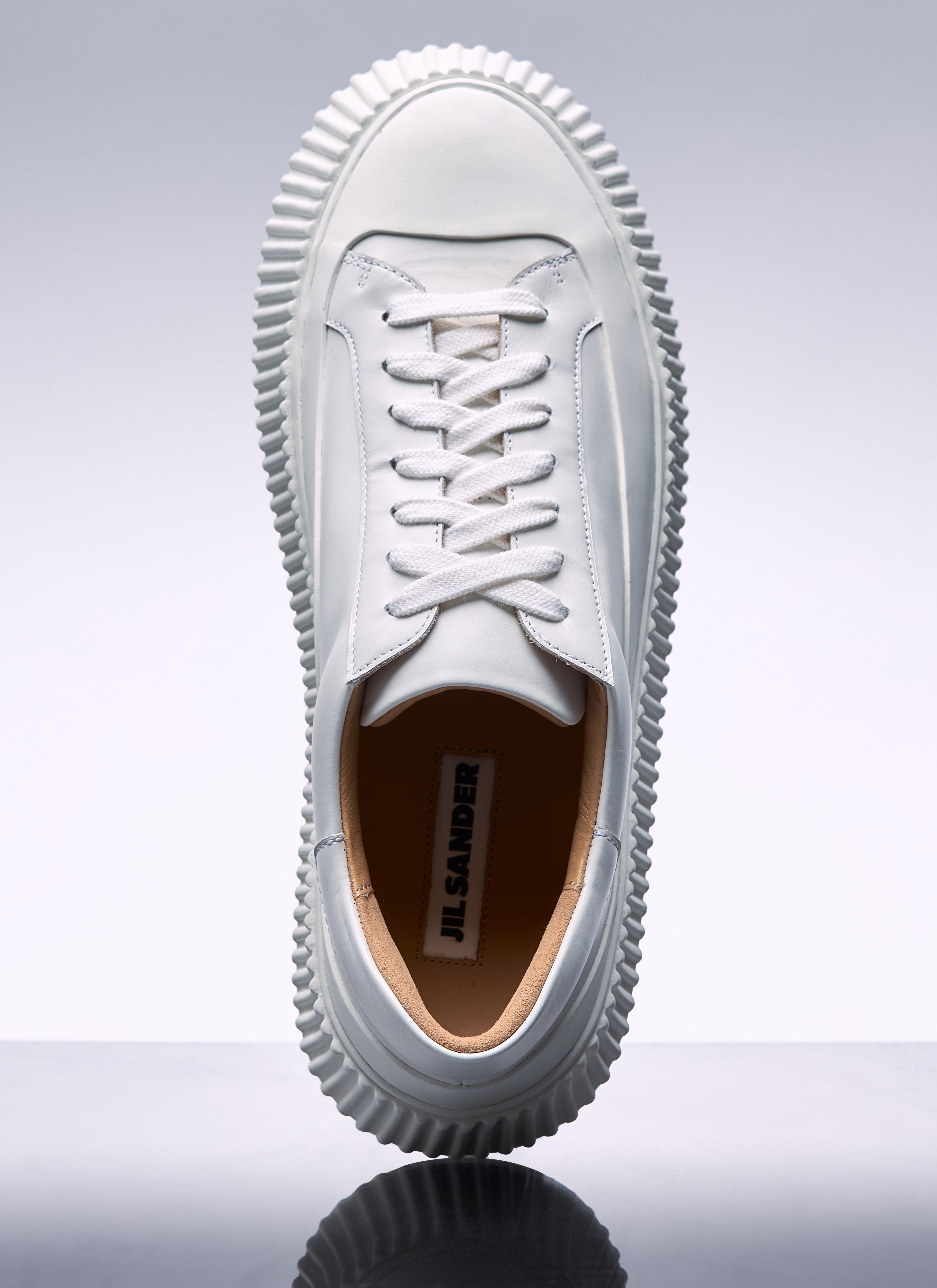 Jil Sander Women Leather Sneakers - 7