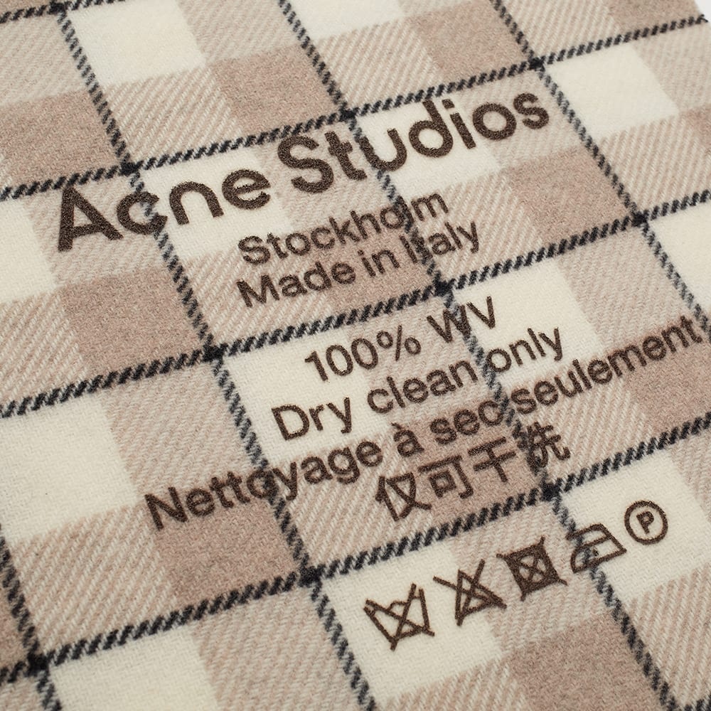 Acne Studios Cassiar Check Narrow New Scarf - 2