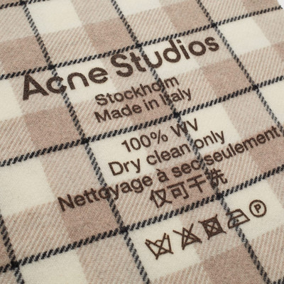 Acne Studios Acne Studios Cassiar Check Narrow New Scarf outlook