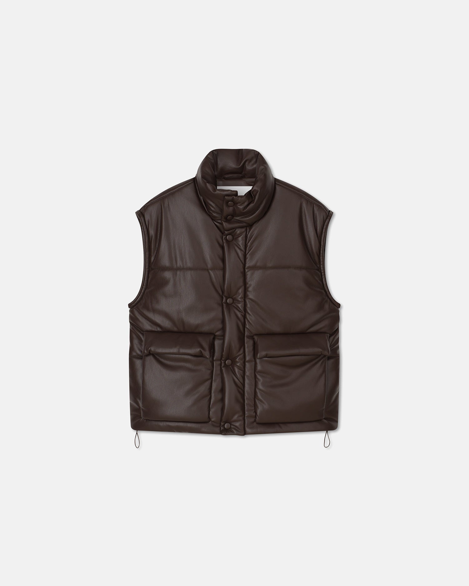 JOVAN - OKOBOR™ alt-leather gilet - Coffee ground - 2
