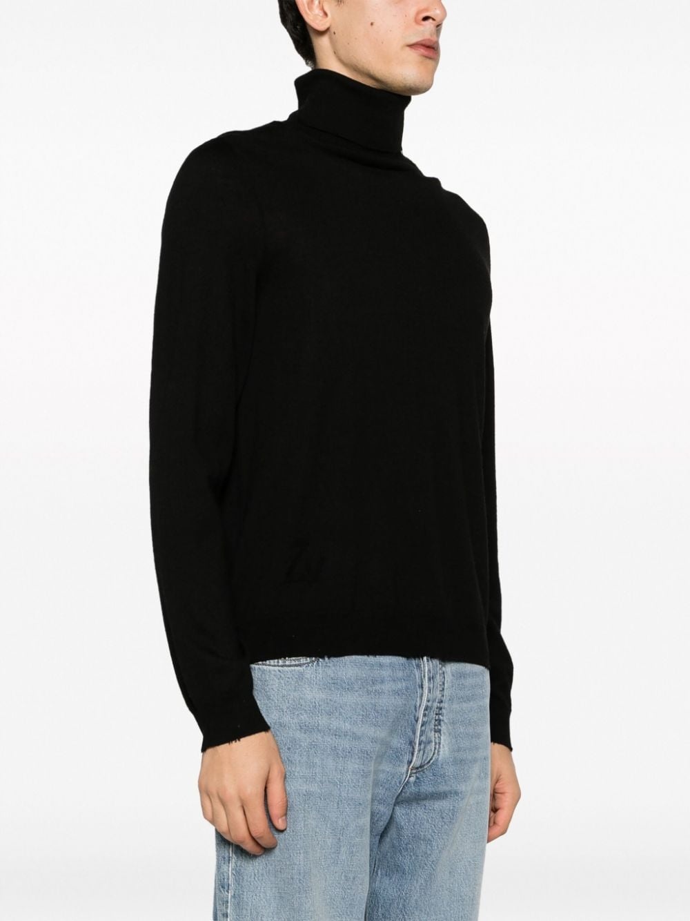 Bobby fine-ribbed raw-cut jumper - 4