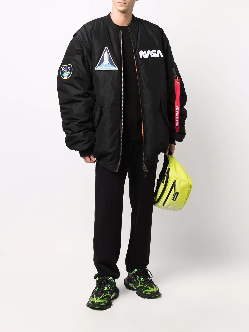 multi-patch NASA bomber jacket - 2