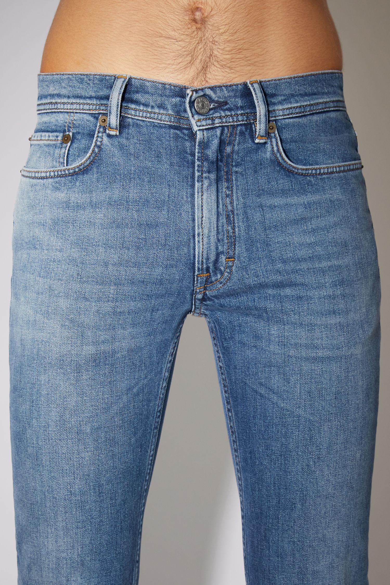 Skinny fit jeans - Mid Blue - 6