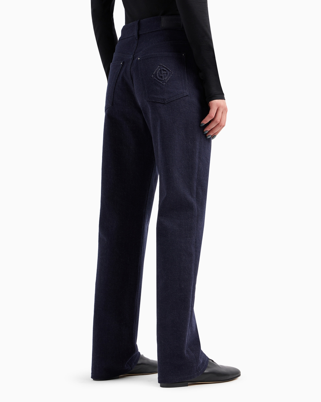 Denim Collection five-pocket trousers in stretch denim - 3