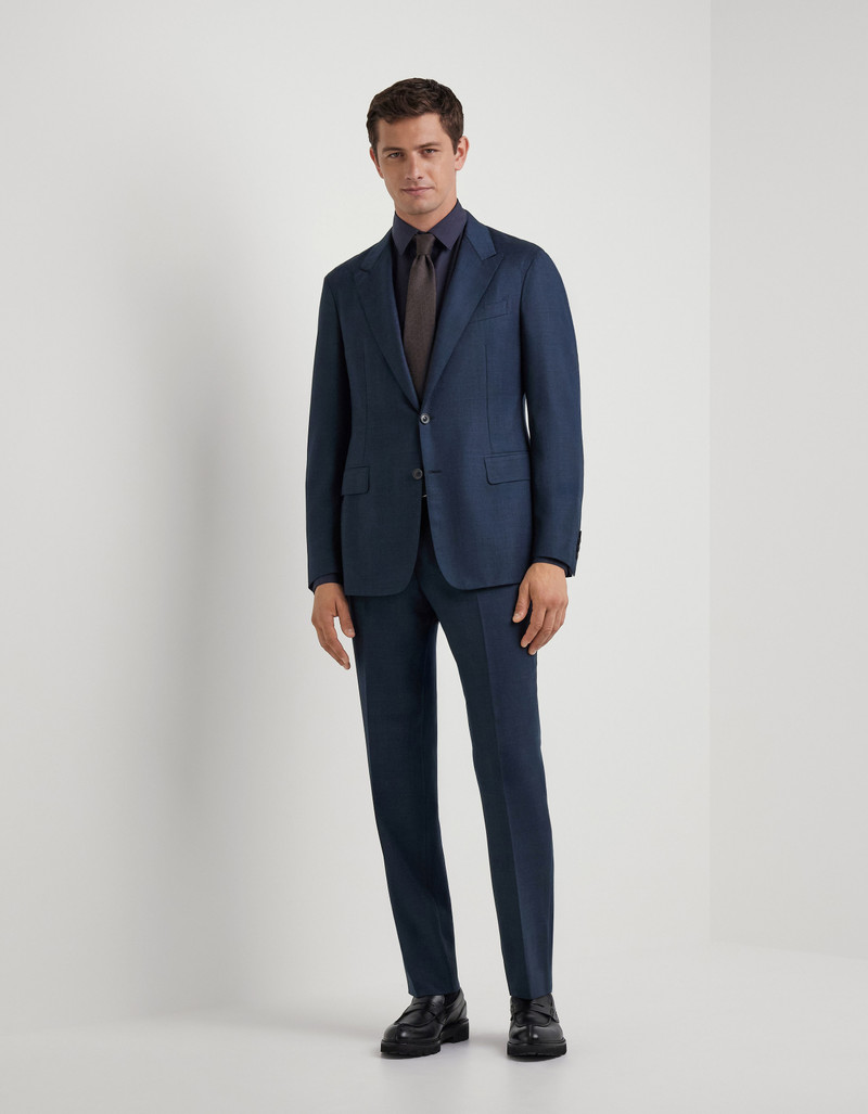 TEAL PURE WOOL SUIT 3
