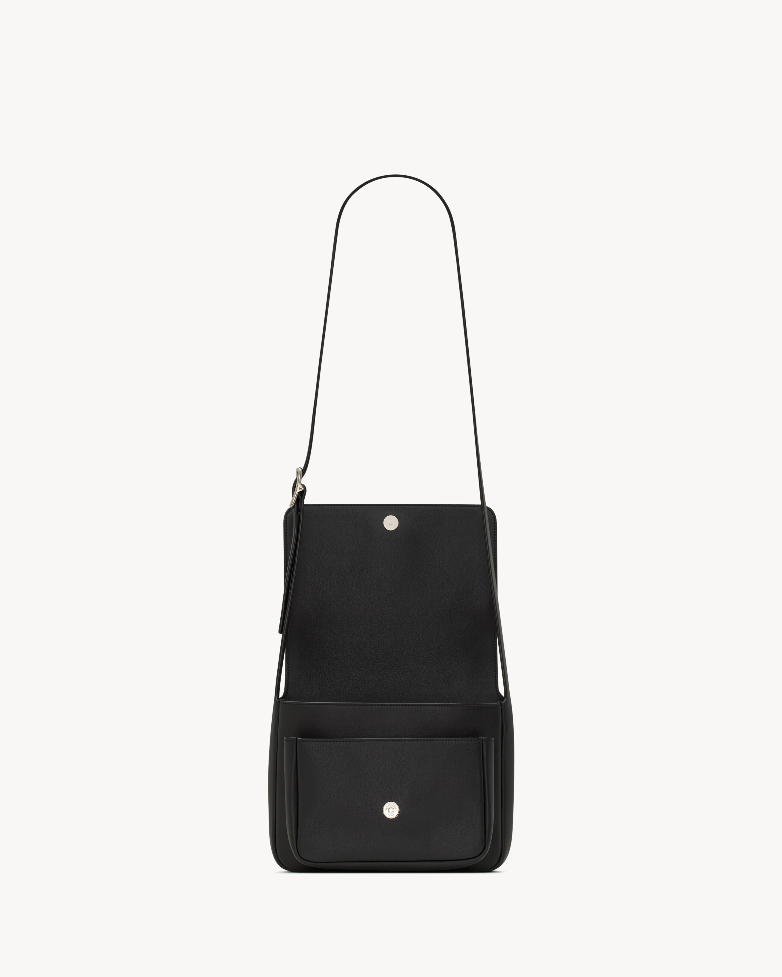 SAINT LAURENT SMALL SATCHEL IN SMOOTH LEATHER - 4
