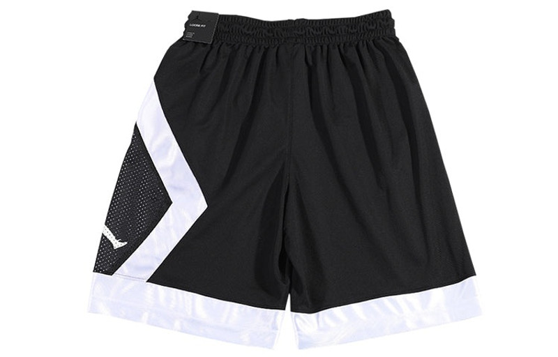 Jordan Air Jordan basketball training sports breathable shorts Black AV3207-010 outlook