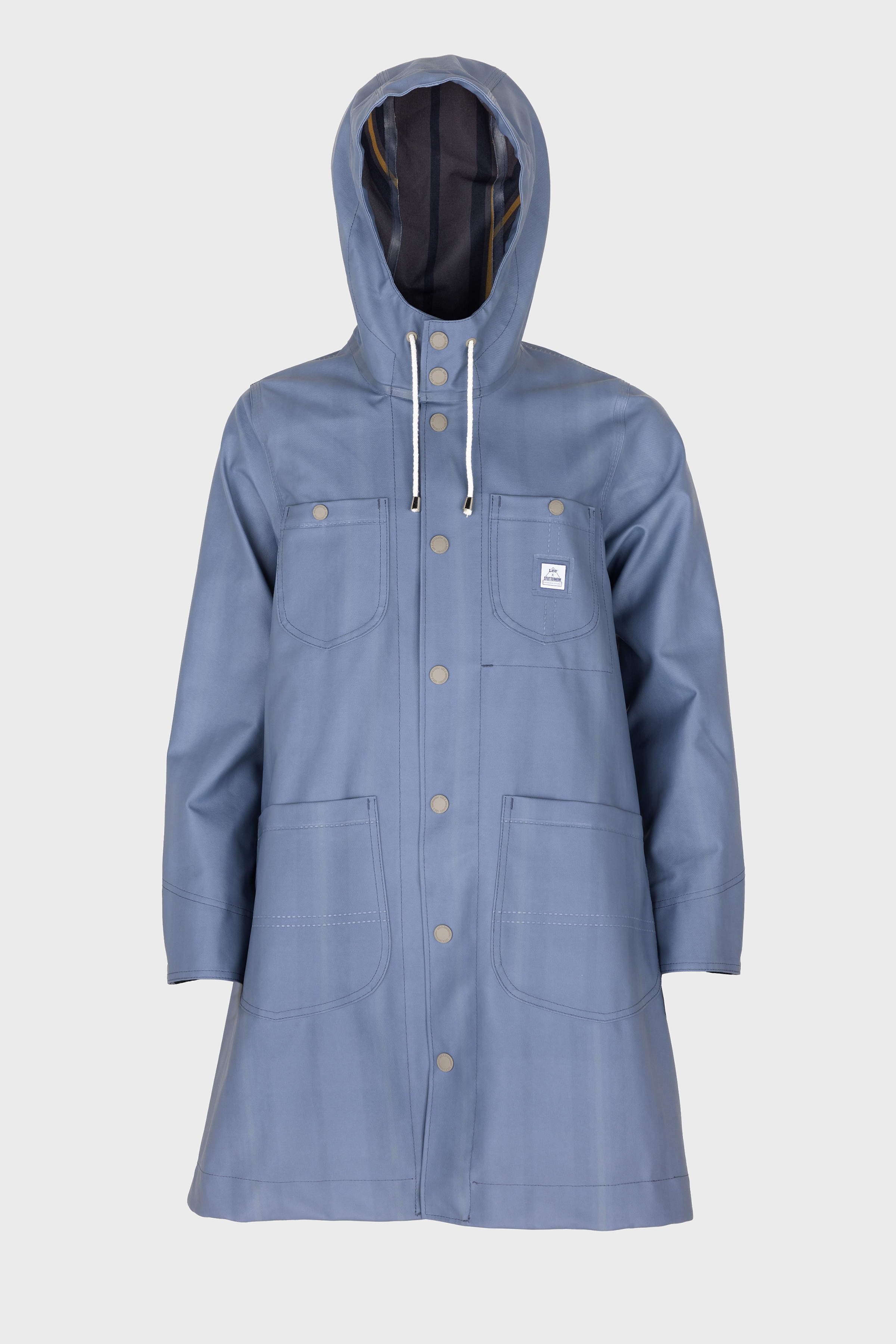Women´s Lee® x STUTTERHEIM Chore Raincoat Ash Blue - 1
