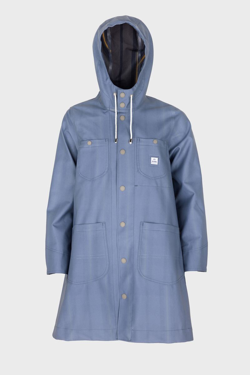 Women´s Lee® x STUTTERHEIM Chore Raincoat Ash Blue 1