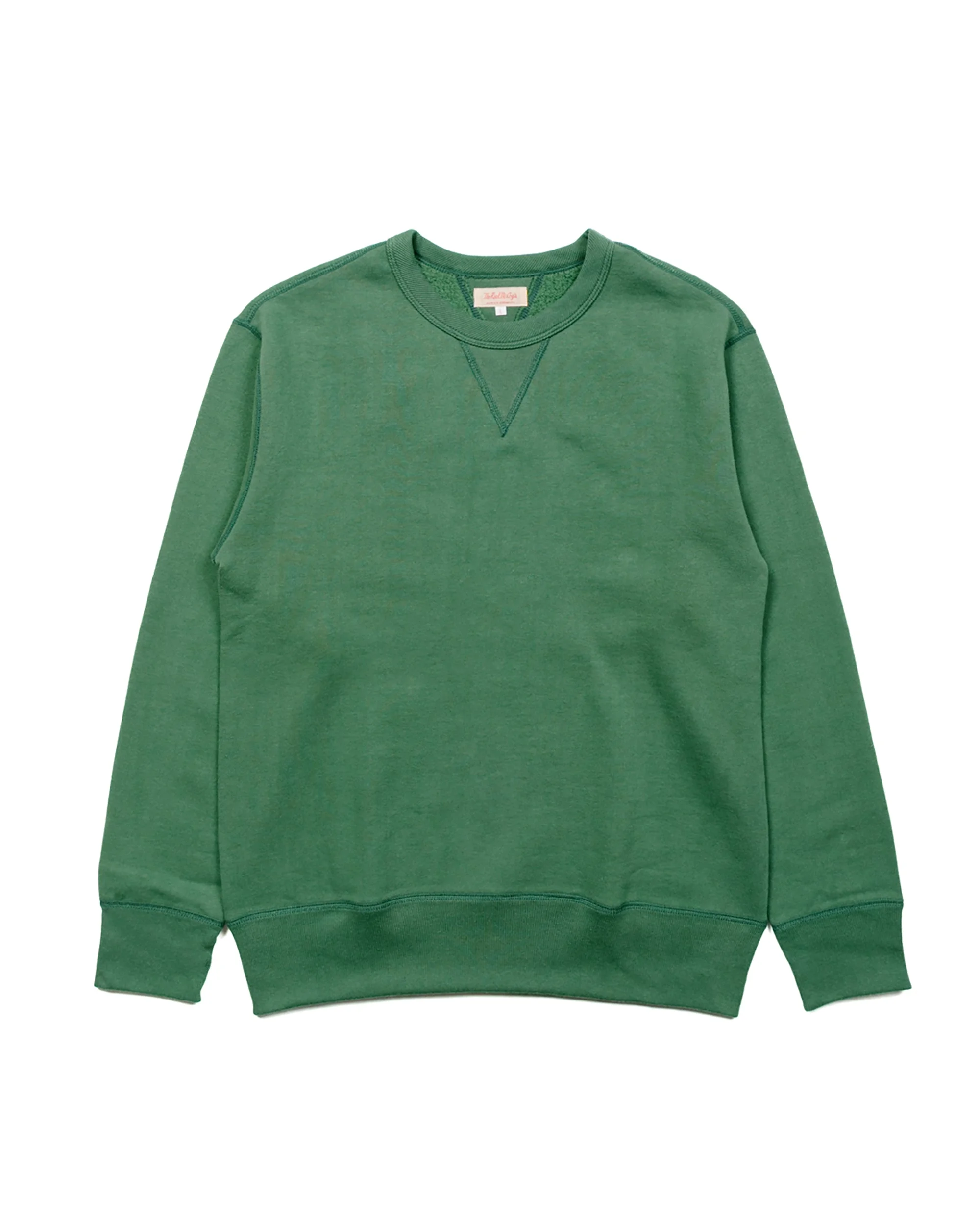 The Real McCoy’s MC13111 10 oz. Loopwheel Crewneck Sweatshirt Shamrock - 1