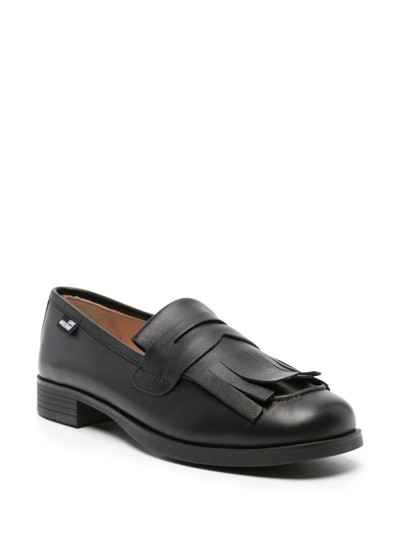 Moschino tassel-detail leather loafers outlook