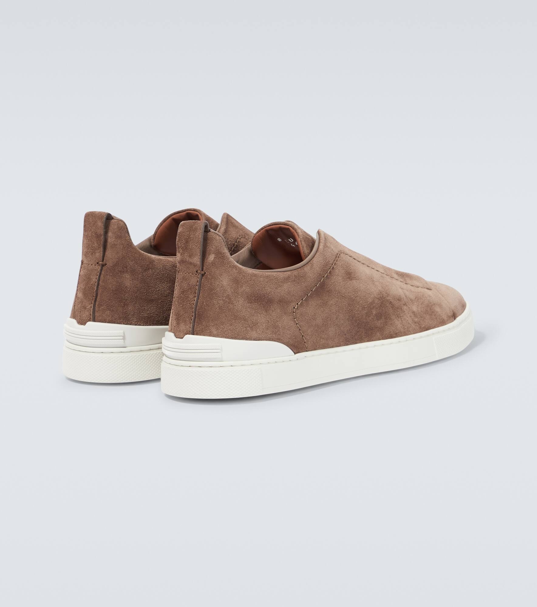 Triple Stitch suede sneakers - 6
