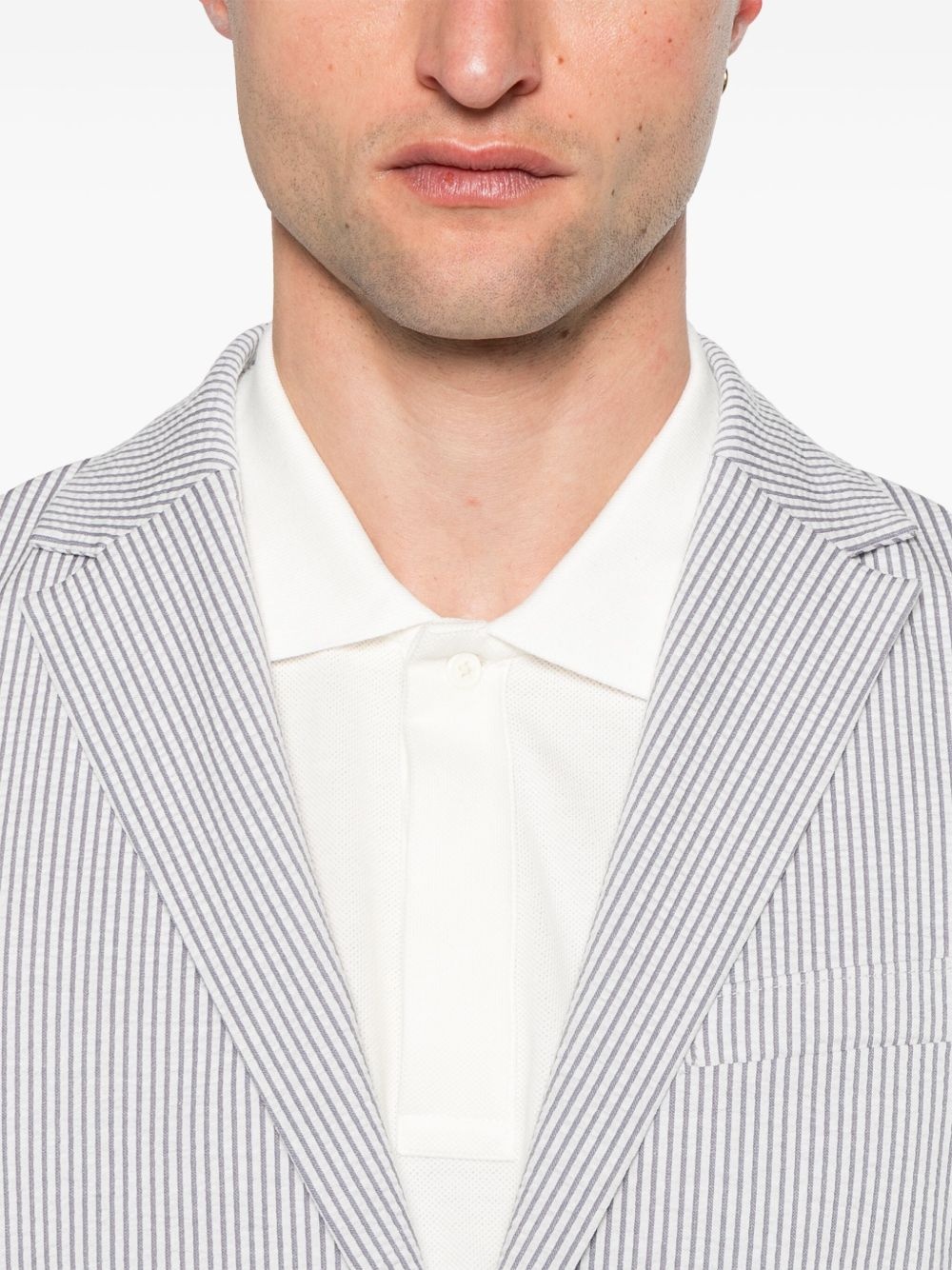 seersucker blazer - 5