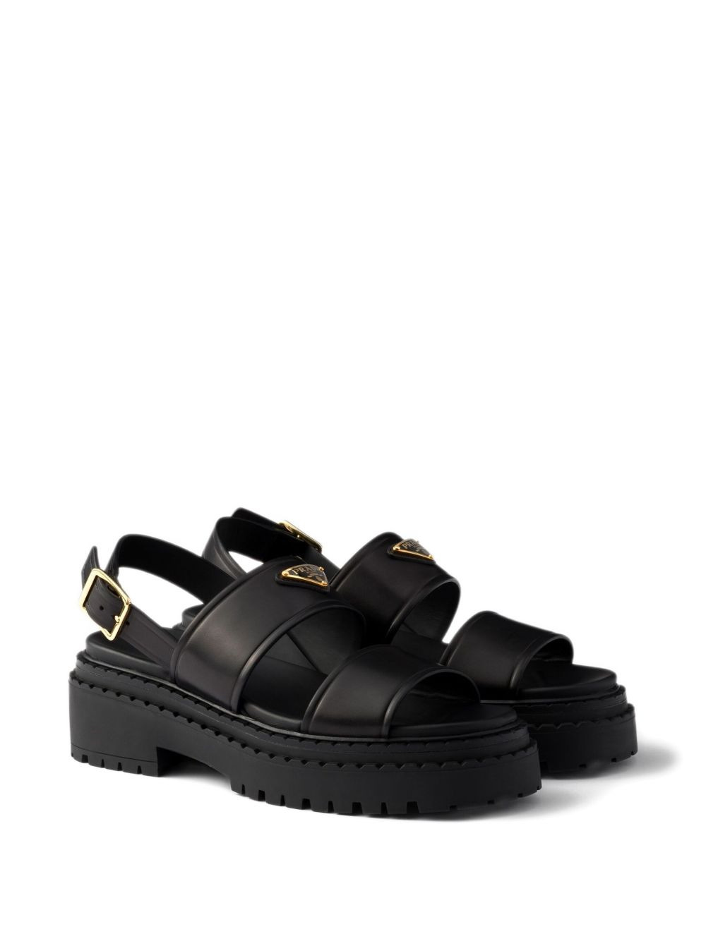 buckle-strap platform sandals - 2