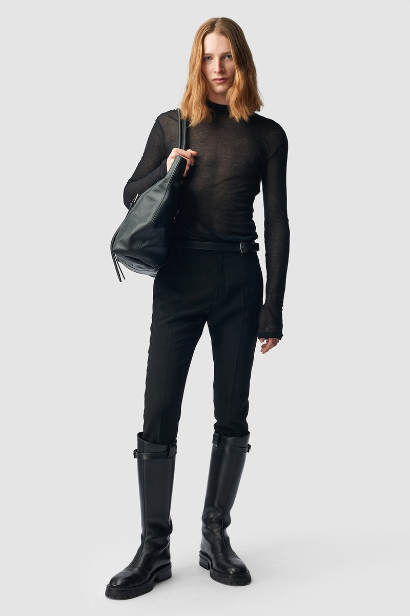 Daneel Standard Fit Long Sleeve Turtle Neck Tee 4