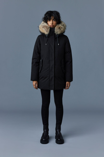 MACKAGE KINSLEE 2-in-1 oversized down parka with bib and natural fur outlook