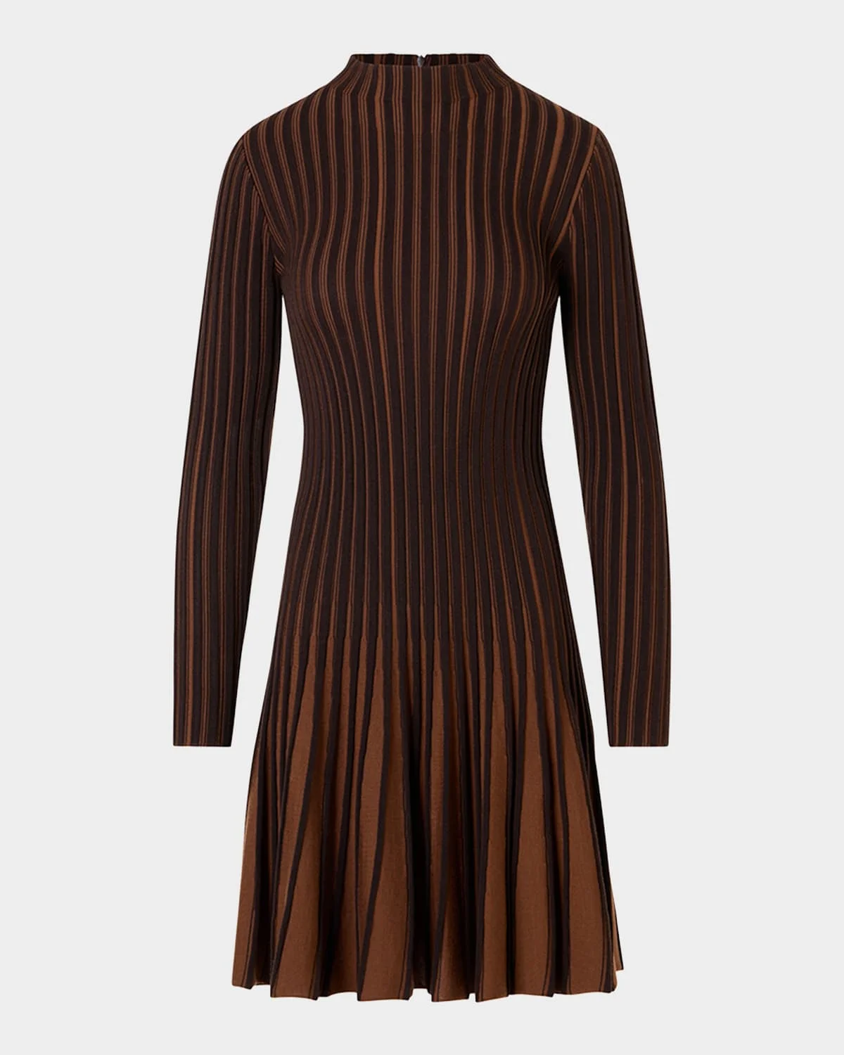 Pleated Wool Dress - 1