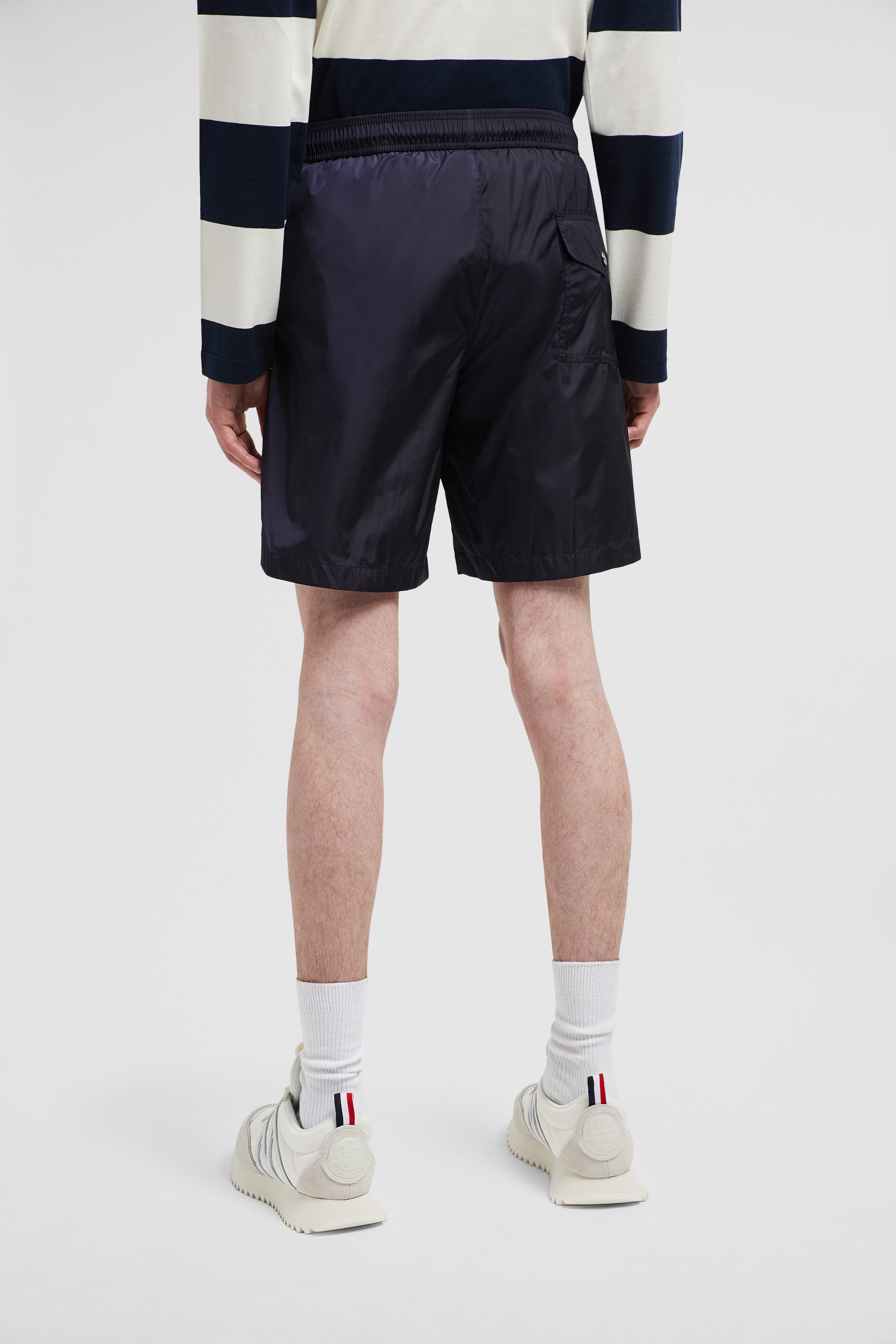 Tricolor Trim Swim Shorts - 5