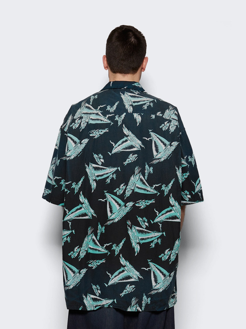 Vintage Like Aloha Shirt Black - 4