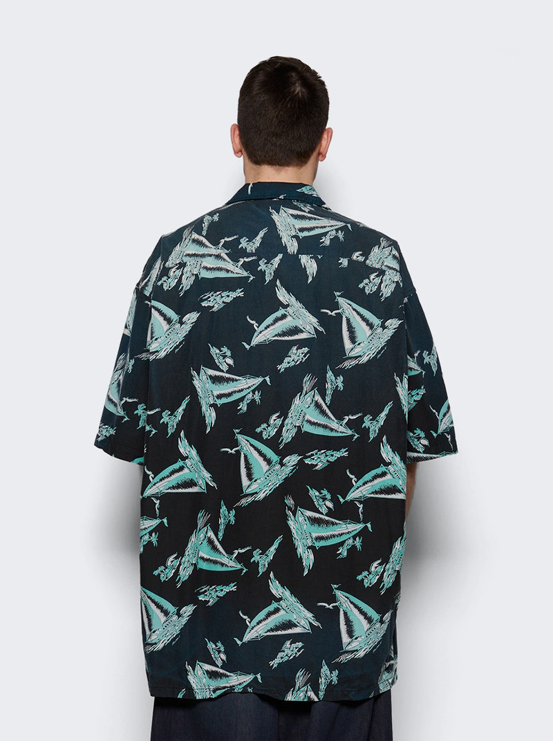 Vintage Like Aloha Shirt Black 4