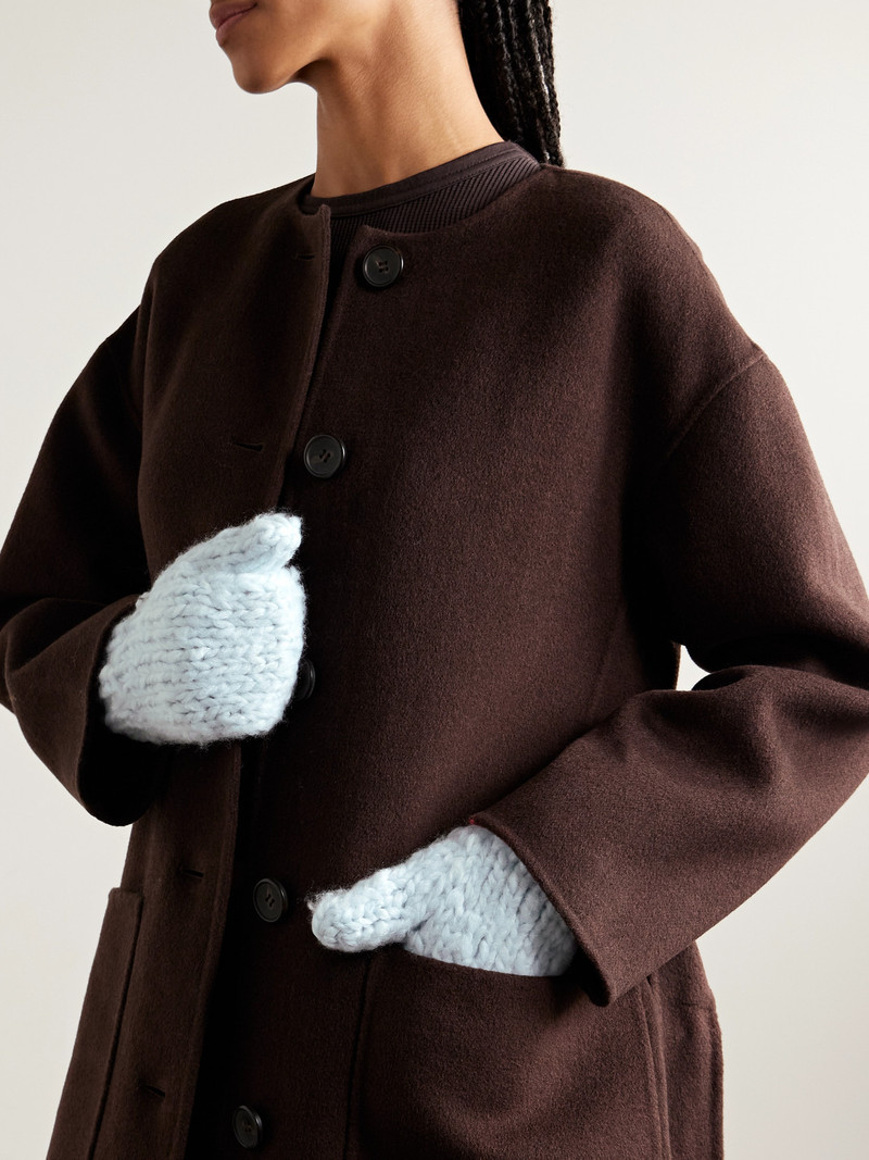 SUZIE KONDI Mire Ribbed Cashmere Mittens outlook