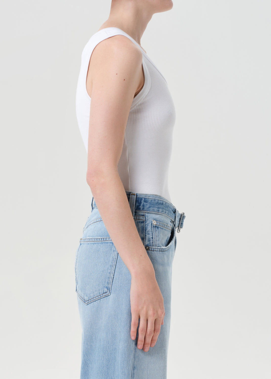 POPPY TANK IN WHITE - 3