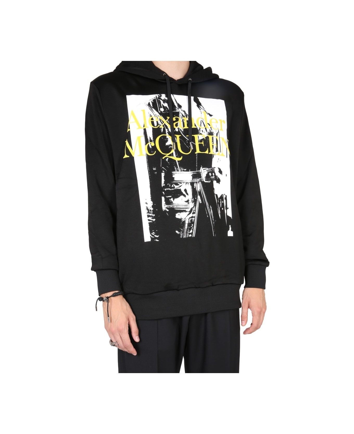 スウェット・トレーナー ALEXANDER MCQUEEN VISCOSE ATELIER PRINT SWEATSHIRT Alexander McQueen Sweatshirt With Atelier Print | italist