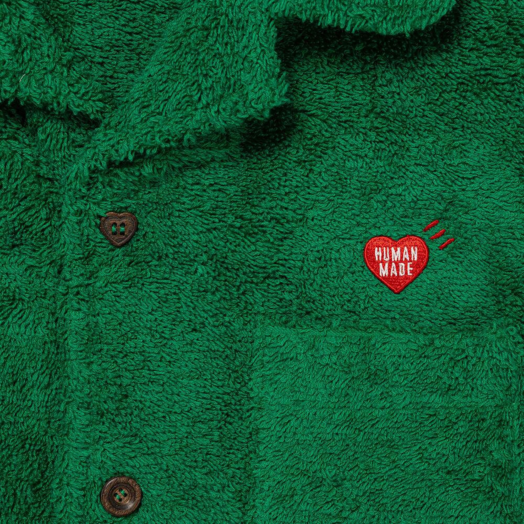 Human Made Pile Aloha Shirt 'Green' - 3